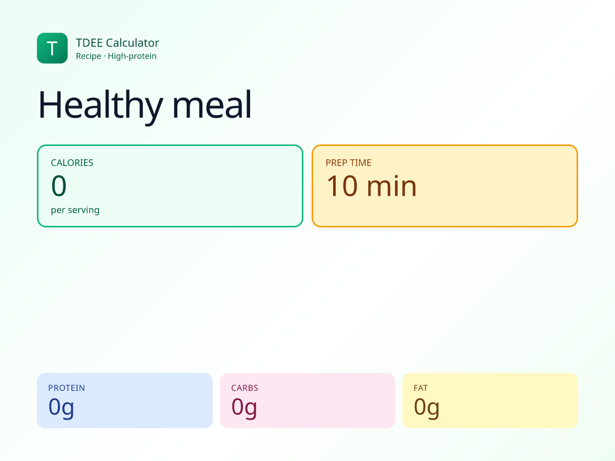 High-Protein Overnight Oats — 520 kcal, 35 g protein recipe card